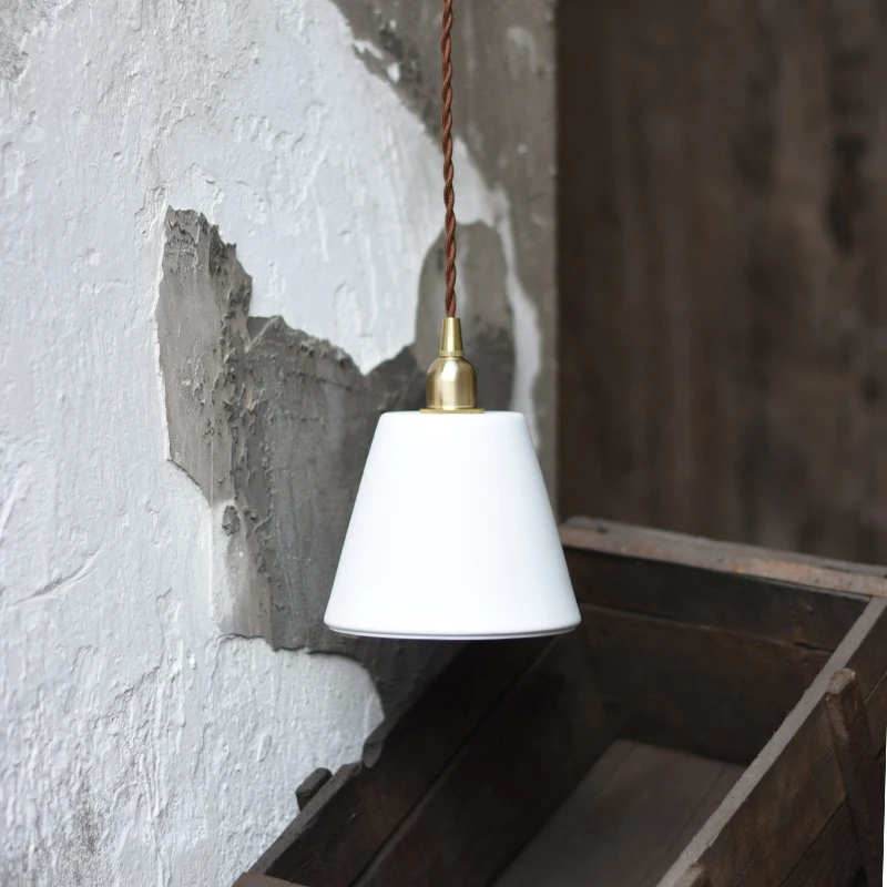 Loft Industrial Lamp Pendant Lights Ceramic Vintage Light Fixtures LED Hanging Lamps Home Lighting Copper Luminaire Suspende