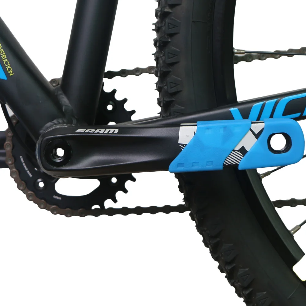 LLLucky 2 Pcs Bike Crank Protector Arm Boots Cap MTB Road Bike Crankset Protective Case Blue
