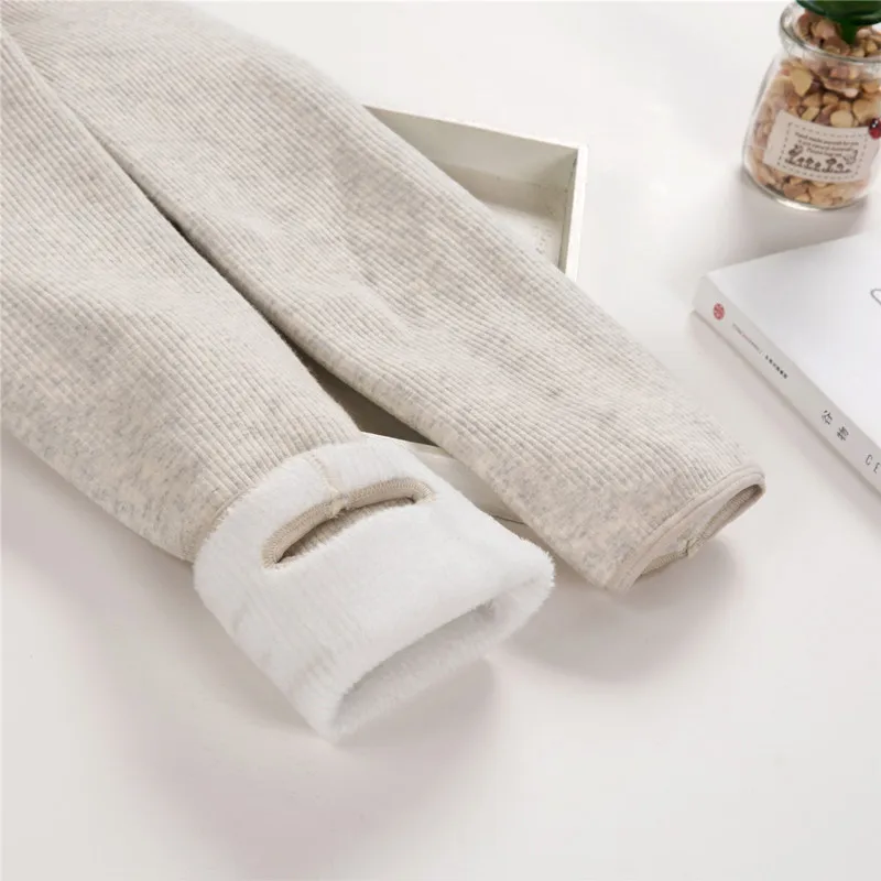 Goede Herfst Winter Vrouwen Plus Fluwelen Dikke Leggings Hoge Kwaliteit Mode Comfortabele Legging Broek Casual Effen Kleur Leggings TT3311