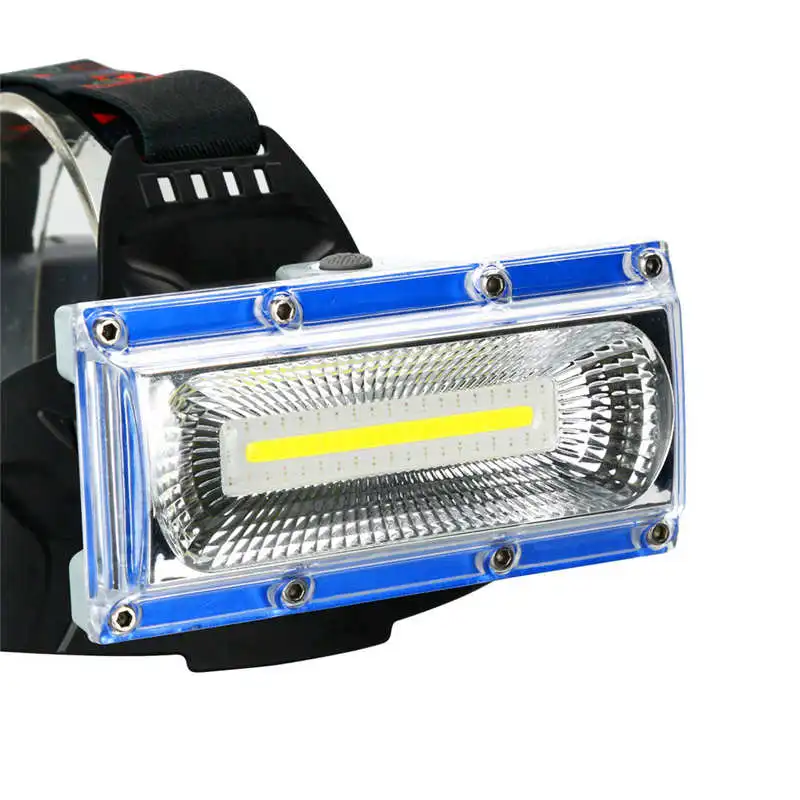 High Power COB Led nitecore 18650 Headlight 3 Mode USB Emergency Headlamp lanterna led bike powerful led flashlight #4S12 (6)