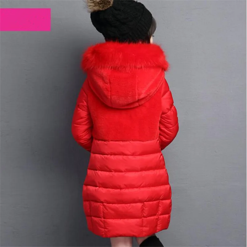 Детская одежда для девочек зимняя детская стеганая куртка тканевая стеганая куртка средней длины утолщённая куртка с хлопковой подкладкой высокого качества