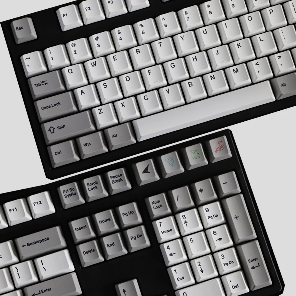 Keycap PBT для покраски OEM профиль fit usb wried механическая клавиатура MX переключатели