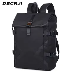 DECRJI Для мужчин рюкзак моды Anti theft USB зарядка Рюкзак для ноутбука 3 м светоотражающие полосы большой Ёмкость школьные сумки Bolsa Masculina