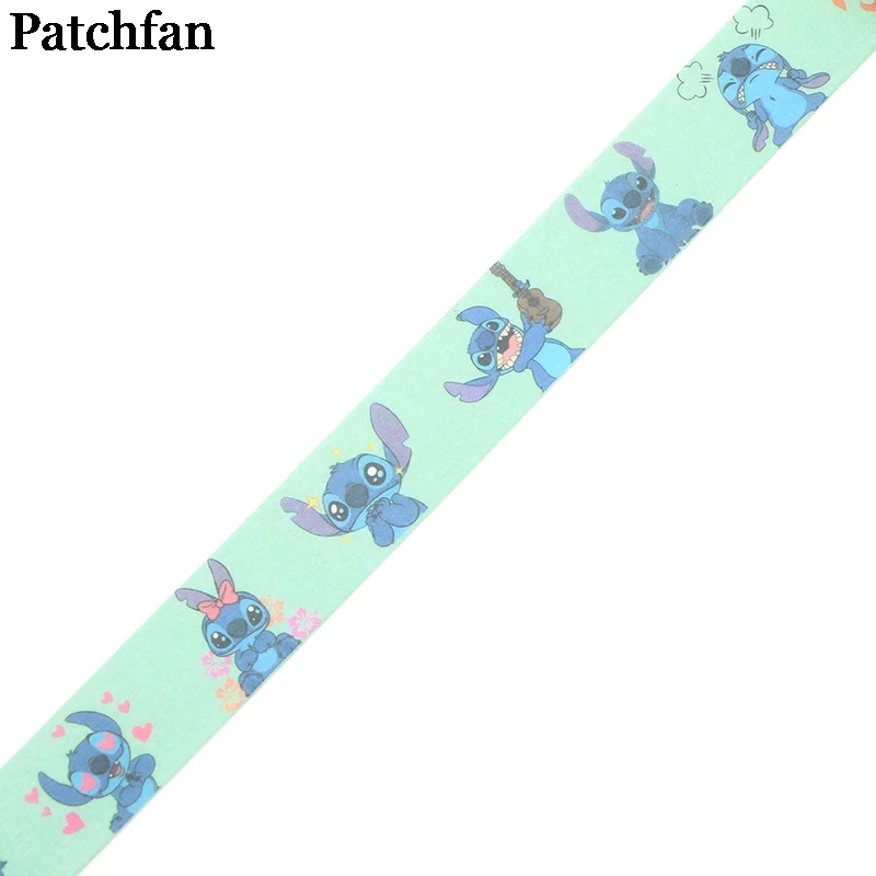 Patchfan Stitch meme Косплей малыш мультфильм альбом книга DIY Скрапбукинг клей васи маскирующая лента принт шаблон стикер A2020