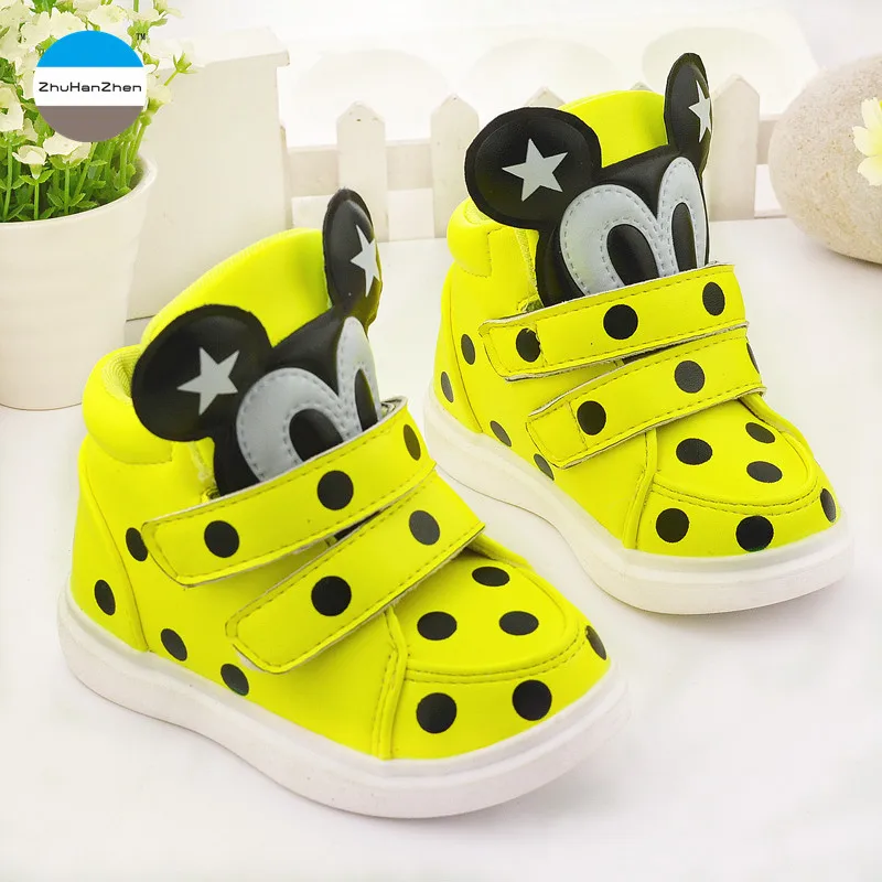 2017 1 To 3 Years Old Baby Boys Girls Boots Fashion Cartoon Newborn