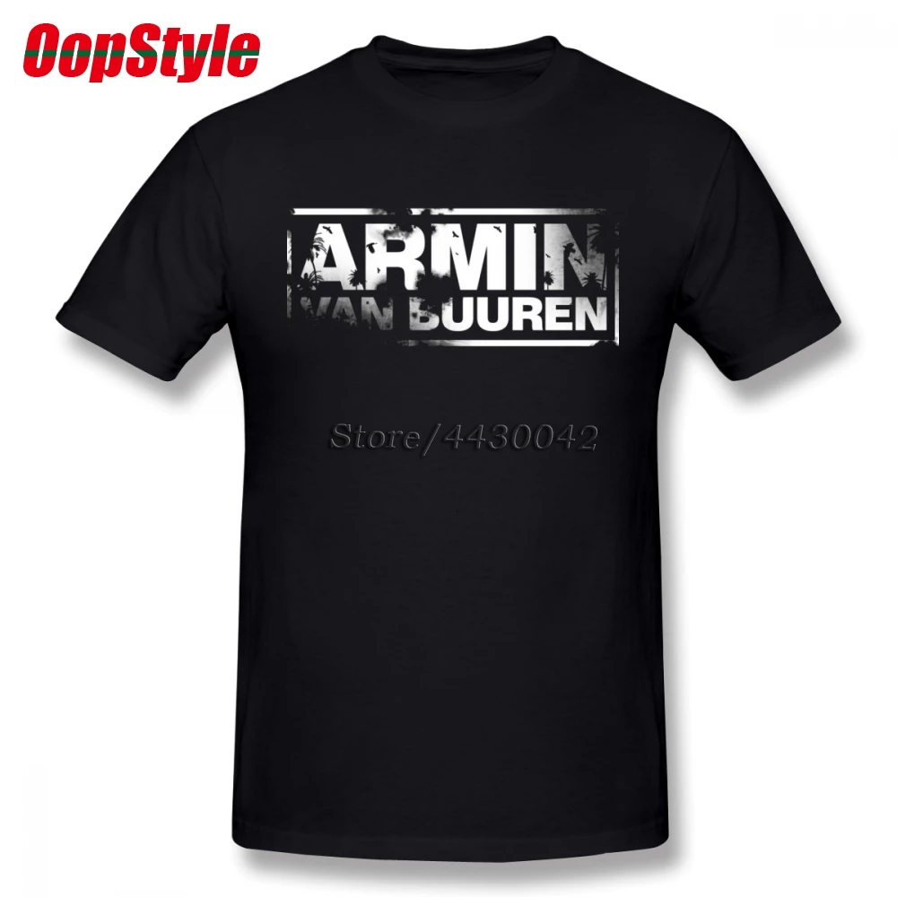 Мужская хлопковая футболка Armin Van Buuren A State Of Trance большие размеры 4XL 5XL 6XL Camiseta |