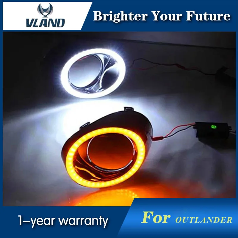 2x LED DRL Daytime Running Lights For Mitsubishi O...