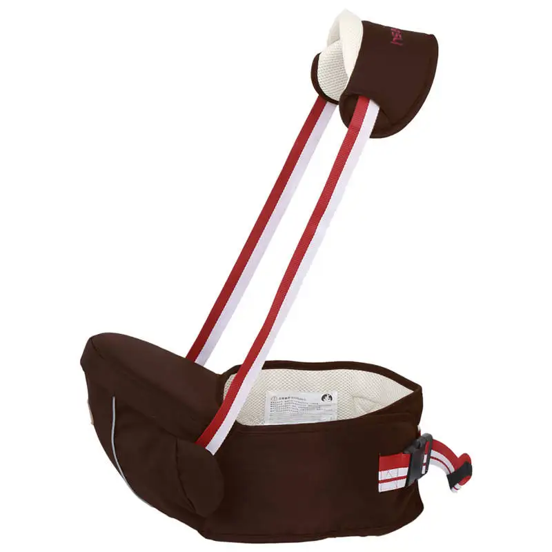 От 0 до 3 лет детская переноска поясной стул Многофункциональный ребенок держать хип ремень безопасности Регулируемый малыш, дети, младенец слинг для новорожденных - Цвет: Coffee