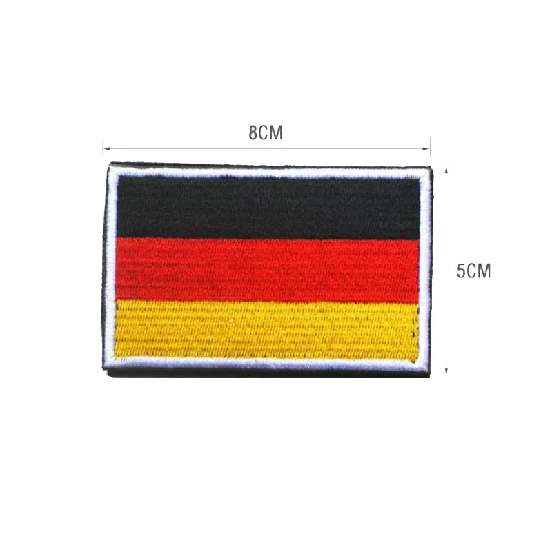 Вышивка значок немецкие преимущества флаг немецкие военные вышитые сумки патч с группой крови крюк патч для наружного набора