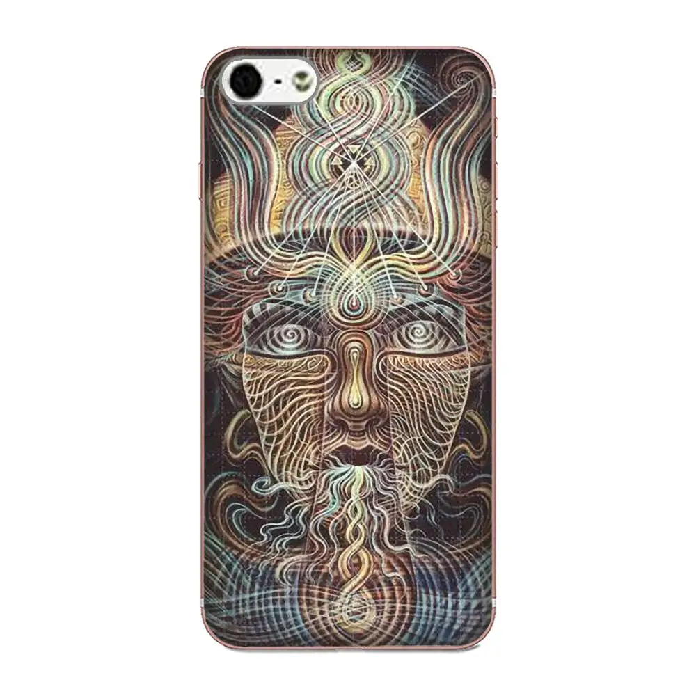 Для Huawei Mate 7 8 9 10 20 P8 P9 P10 P20 P30 Lite Plus Pro 2017 мягкий узор Розовый Dmt Psychedelic Hallucinogen Lsd
