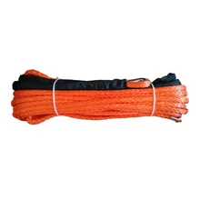 Оранжевый 3/" x 100 'синтетический трос лебедки