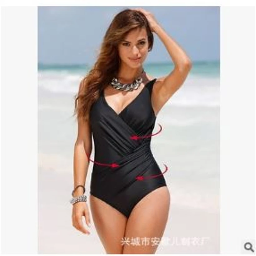 

Women's Sexy Plus Size Swimwear Retro Vintage Bathing Suits Beachwear Print Swim Wear Monokini