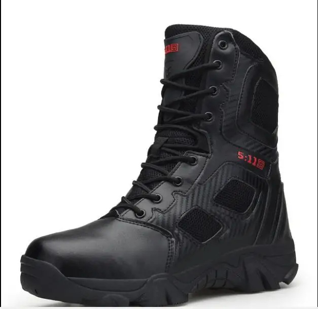 

Men Professional Tactical Hiking Boots Camping Mountain Sports Sneakers Waterproof Breathable DELTA Shoes Combat Military Boots