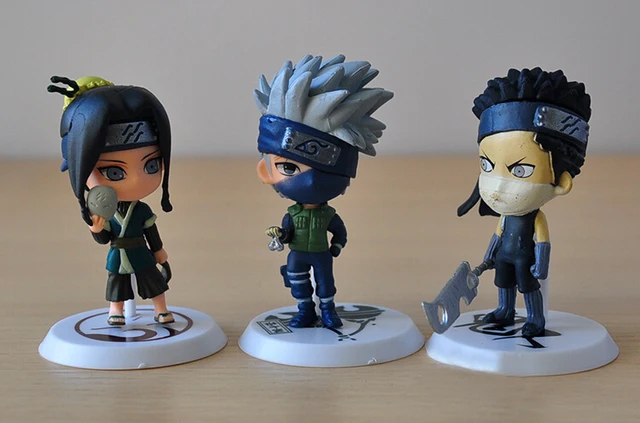 Naruto 6pcs/lot Action Figures Kakashi Sakura Sasuke Itachi Obito Gaara PVC Toys