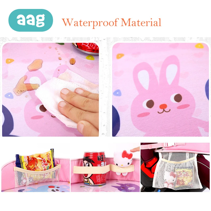 AAG Portable Waterproof Table Car Seat Tray Storage Kids Toy Food Holder Children Dining Desk In-car Accessories Baby Fence * AAG Portable Waterproof Table Car Seat Tray Storage Kids Toy Food Holder Children Dining Desk In-car Accessories Baby Fence *