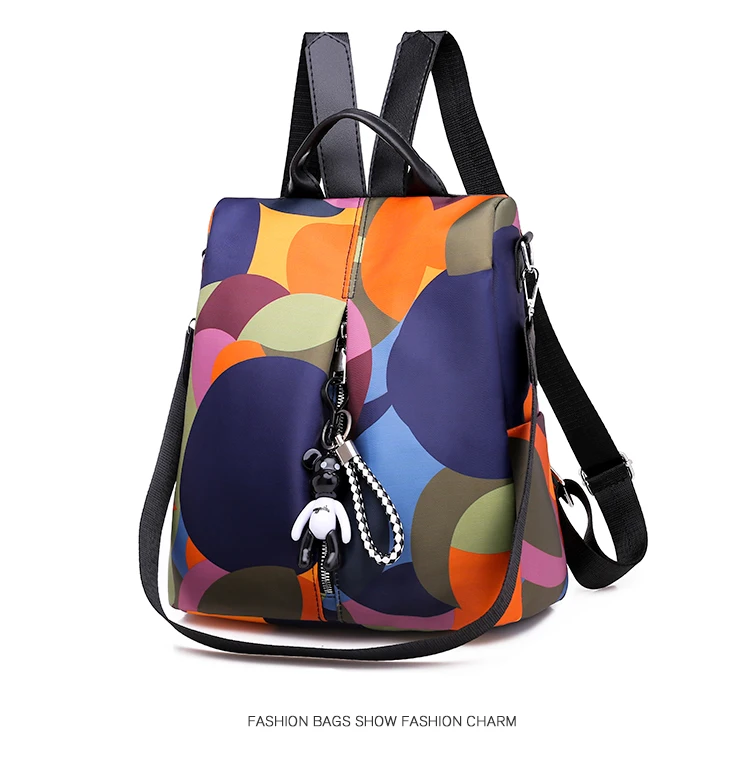água oxford bagpack feminino anti roubo mochila para meninas 2019 sac a dos