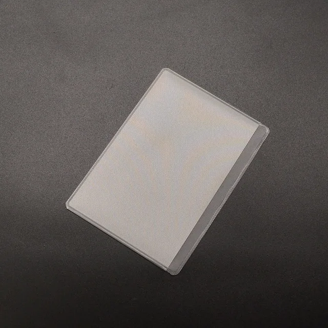 Transparent Plastic Credit Id Card Holder Soft PVC bank Card Cover