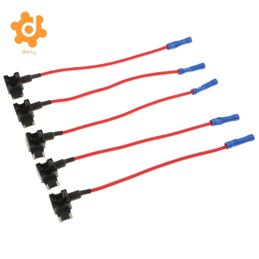 5 Pieces 15A ACN TAP Add-a-circuit Low Profile Mini Blade Style Fuse Holders