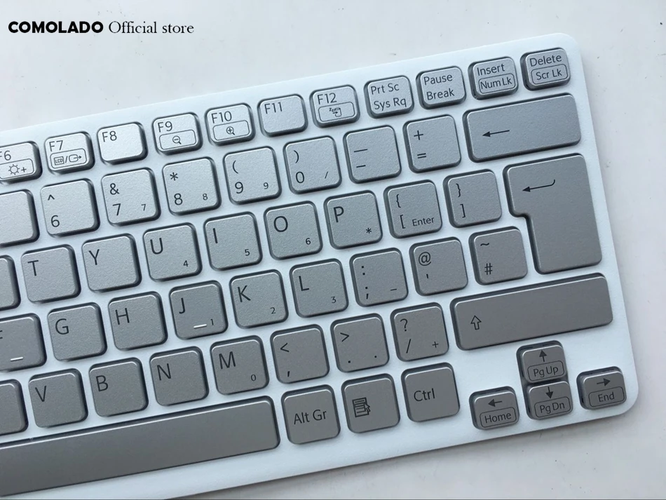UK keyboard For SONY VPC-CA CA26EC CA27EC CA28EC CA CA2S1C CA2S2C CA2S3C   Silver with Frame with backlit keyboard  UK Layout (2)