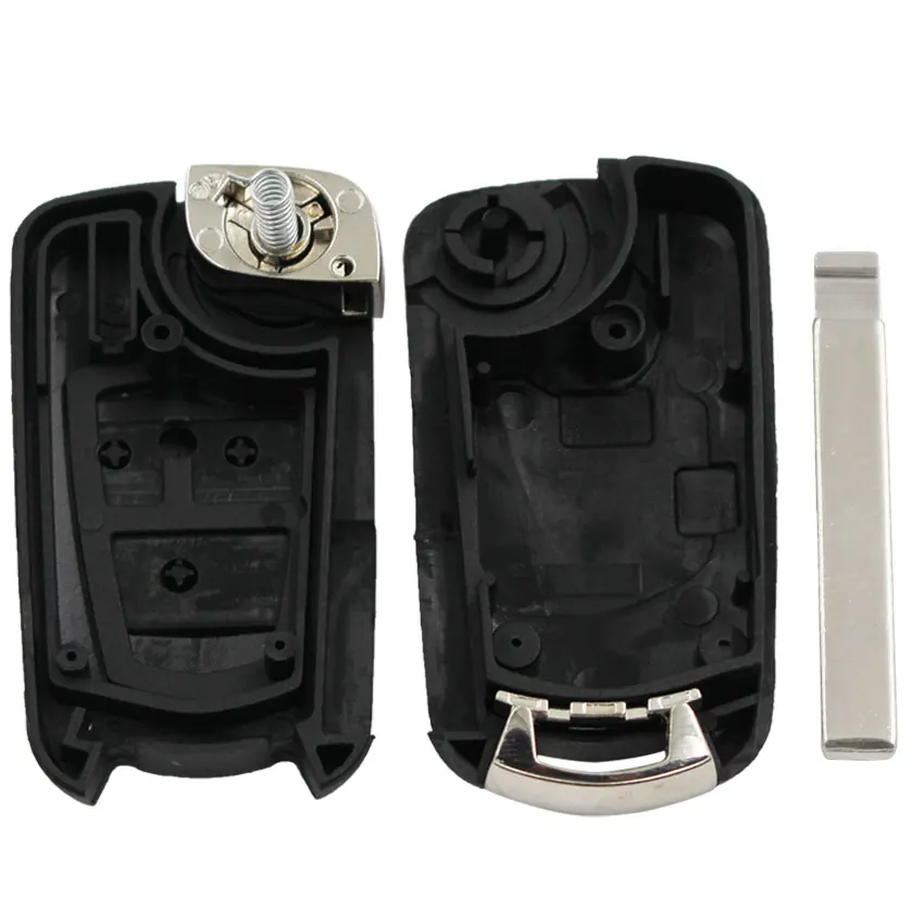 3 кнопки новые замененные изделия модифицированный дистанционный ключ чехол складной корпус для ключей от автомобиля чехол для Opel Uncut Пустой HU100A лезвие