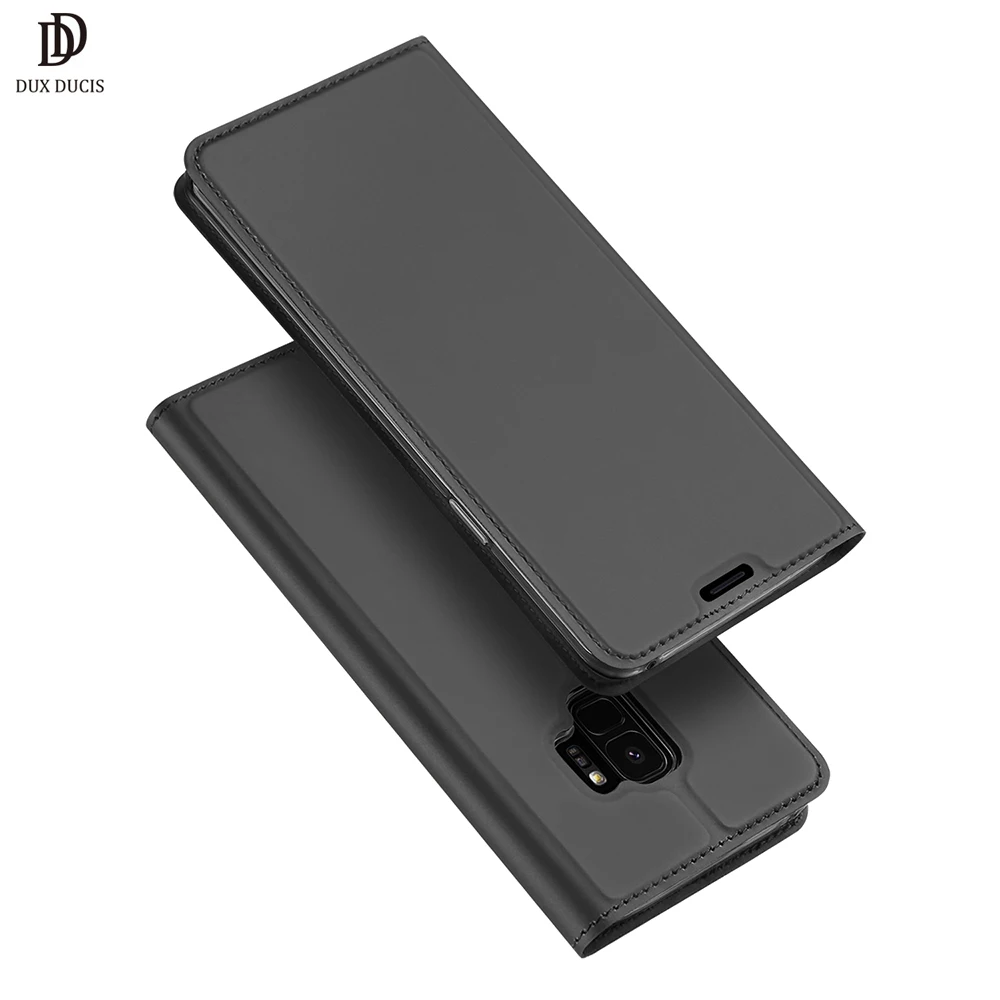 

DUX DUCIS Luxury Leather Flip Case For Samsung Galaxy S9 Wallet Phone Cover for Samsung S9 Plus S9Plus S 9 Hoesje Coque 2018