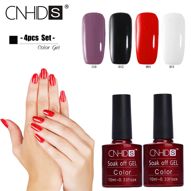 4pcs Lot Soak Off Uv Gel Polish Long Lasting Nail For Nails 4pcs Lot Soak Off Uv Gel Polish Long Lasting Nail For Nails Led