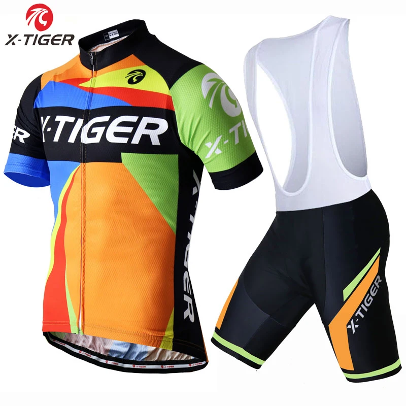 X-Tiger Abstract Summer Cycling Clothing/Quick-Dry Cycle Clothes/Race Bicycle Wear Ropa Ciclismo/MTB Bike maillot Cycling Jersey