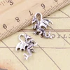 20pcs Charms Dragon 21x14mm Tibetan Bronze Silver Color Pendants Antique Jewelry Making DIY Handmade Craft ► Photo 1/2