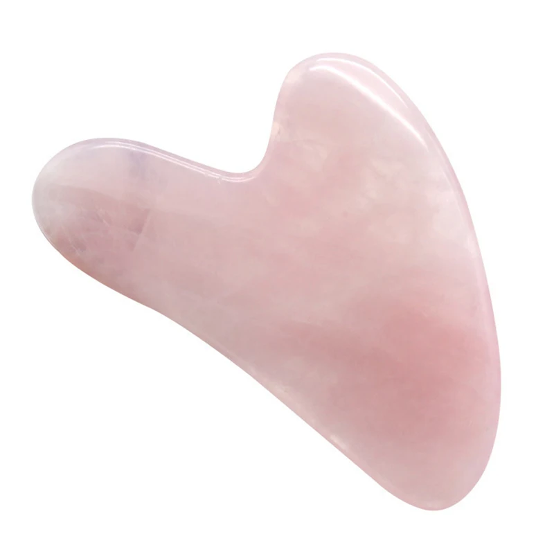 

Face Massage Gua Sha Board Beeswax Scrape Therapy Pink Quartz SPA Body Skin Care Massager Back Scraping Plate Acupuncture