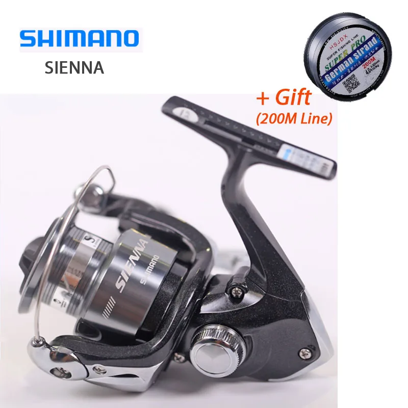 Shimano SIENNA FE Spinning Fishing Reel 1000/2500/4000 Saltwater Gear Sea Ocean River Angling