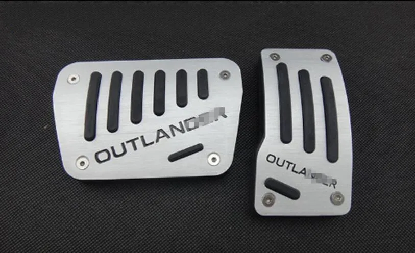 

High-quality 3 Pcs/Set Non-Drilling Car Gas Brake Accelerator Pedal Plate Pad For Mitsubishi Outlander 2013-2014 Car Accessories