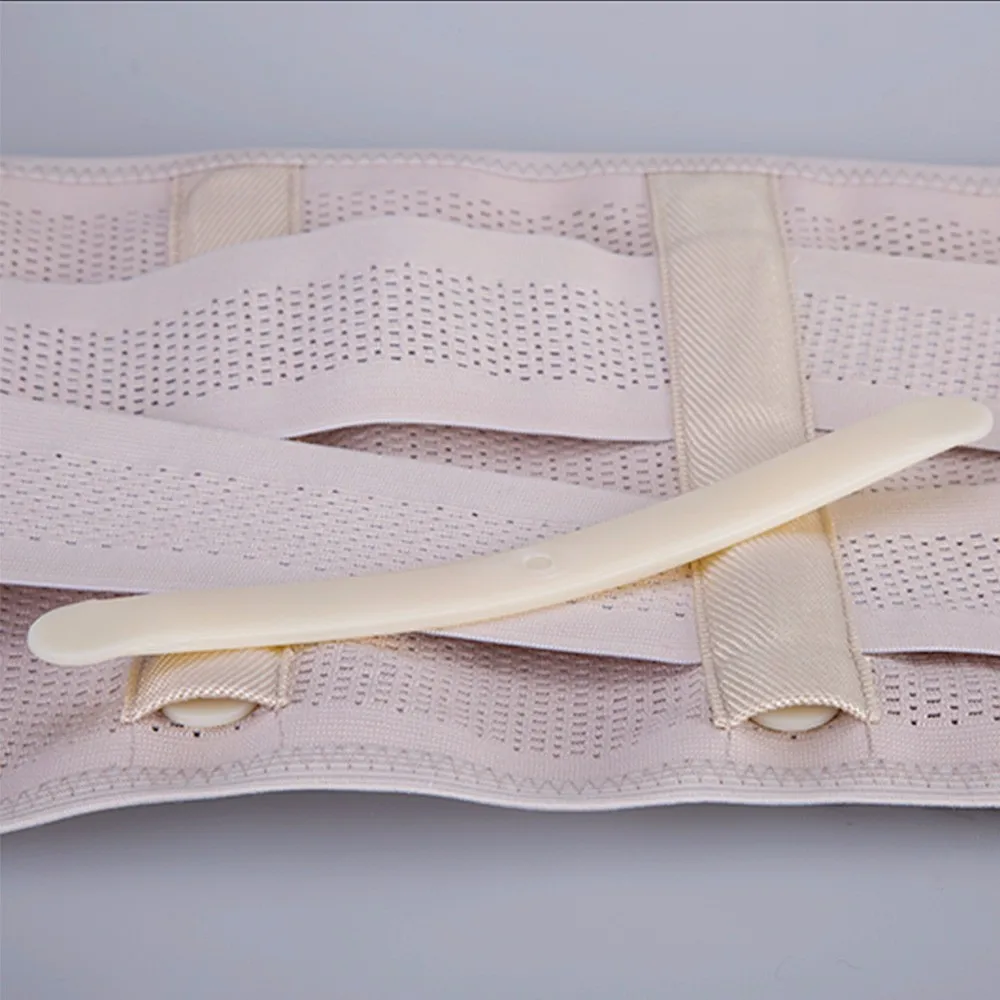 Breathable Lumbar Support Belt Back with 3 ABS Support cartilageTreatment of Lumbar Disc Herniation Lumber Muscle Strain (4)