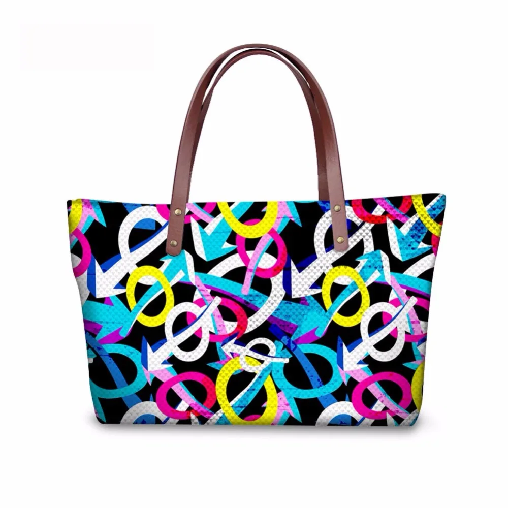 

Noisydesigns letter Designer Waterproof women handbags Ladies Shoulder Bags Girls Shopping Tote Waterproof Travel Bags