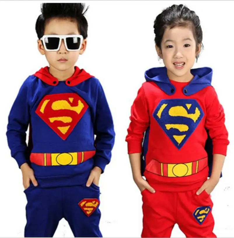 Розничная! Одежда на Хэллоуин для детей от 3 до 7 лет осенне-зимний модный бархатный теплый повседневный комплект из 2 предметов для маленьких девочек и мальчиков