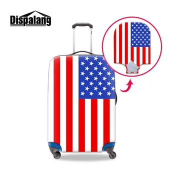 

National USA flag Thicken Elastic Cloth Suitcase Protective luggage Cover,18-30 Inch Trolley Case Dust Covers,Travel Trunk Cover