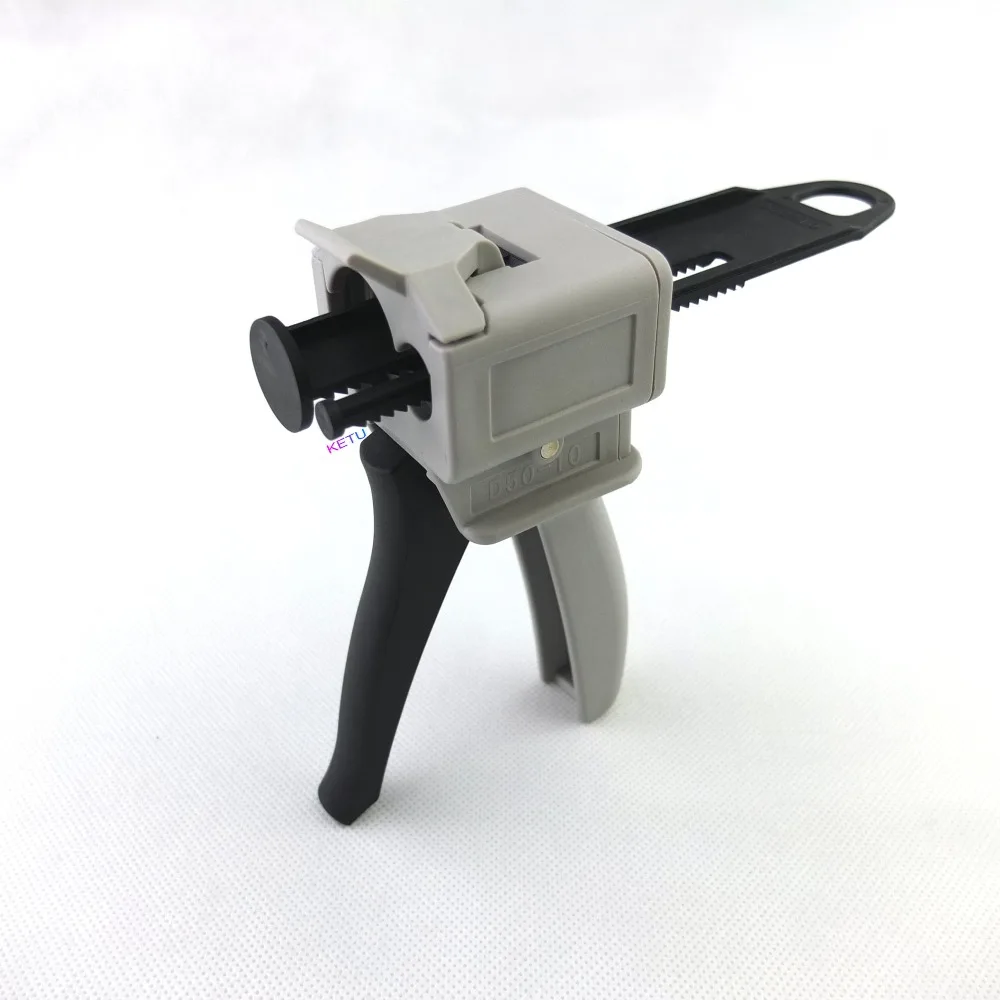 8pcs/lot 2 part Epoxy Resin Caulk Mixing Gun Dispenser Applicator 50ml