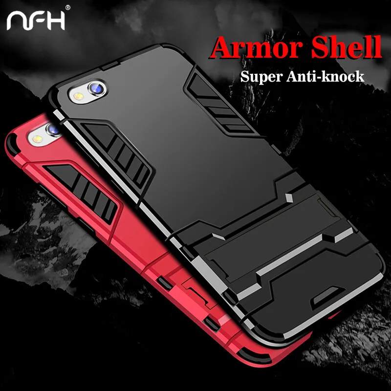 

NFH Phone Case For Xiaomi Redmi Note 5A Case TPU + PC Armor Kickstand Cover Capa For Redmi 5A Note 4 4X Pro Case Coque Shell