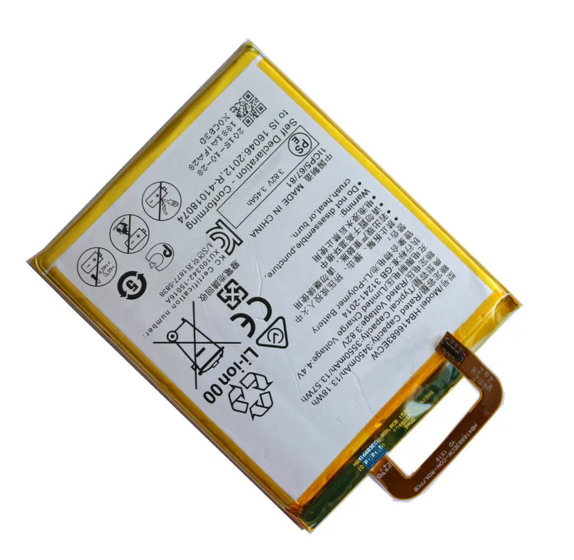 10 шт./лот 3550 мАч HB416683ECW 3.82VDC сменный литий-полимерный аккумулятор для Huawei Ascend Nexus 6P