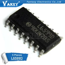 5 шт. L6599DTR SOP16 L6599D SOP L6599 SMD лапками углублением SOP-16 и