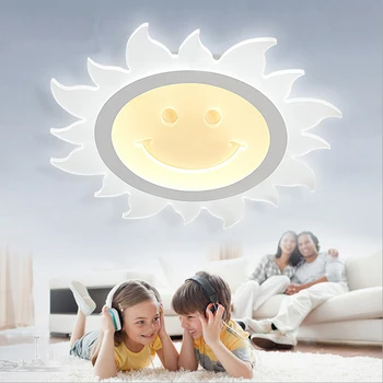 

Modern High Quality Acryl Smiling Sun LED Ceiling Light Bedroom Living Room Home Decoration Lamp Kid's Room Lighting AC110V-220V
