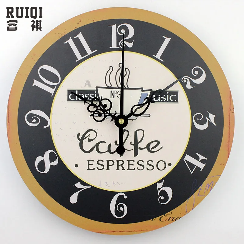 

Fashion coffee wall clocks absolutely silent wall clock home decor unique kitchen wall clock modern design fashion wall watch