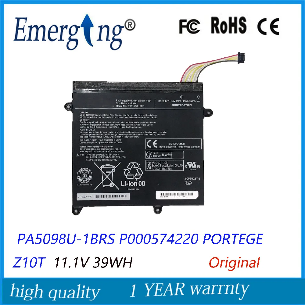 

11.1V 39WH11.1V 39WH New Original Laptop Battery for Toshiba PA5098U-1BRS PA5098 UP000574220 PORTEGE Z10T