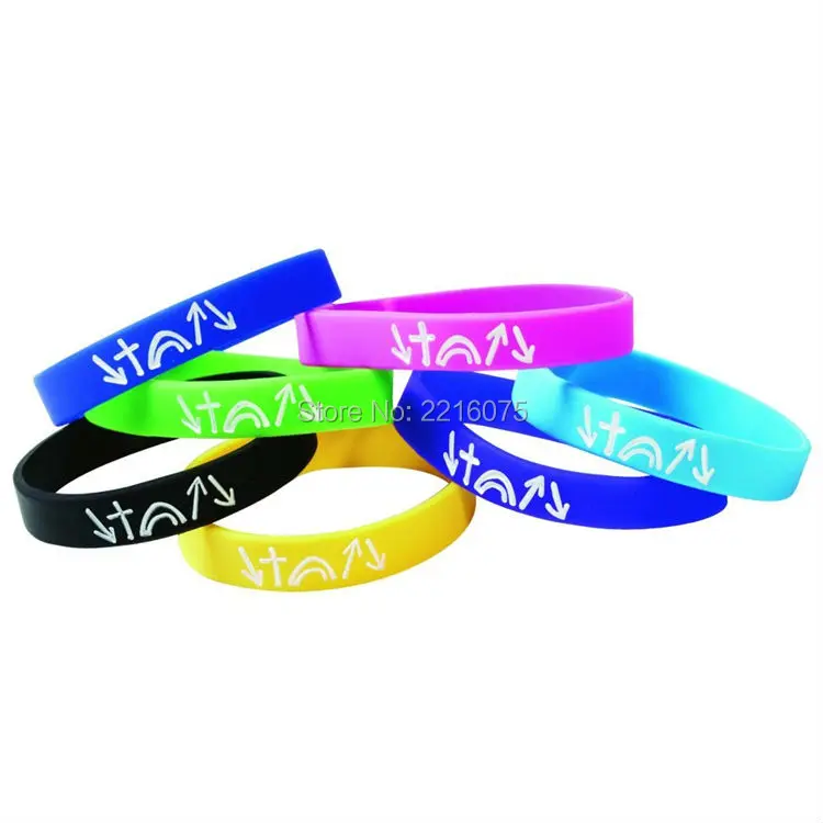 

300pcs Witness Christian silicone wristband rubber bracelets free shipping by DHL express