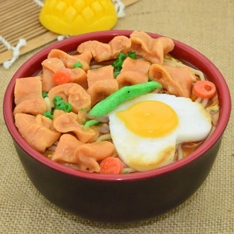 ПВХ моделирование Udon лапша ресторанная модель японские ручные продукты из лапши