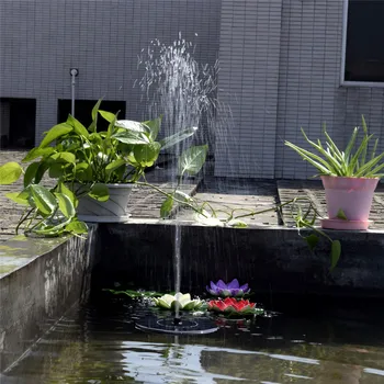 

Solar Power Floating Fountain Water Pump for Garden Pond Pool Fish Tank Landscape Pool Garden Solar Power Decorative Fountain