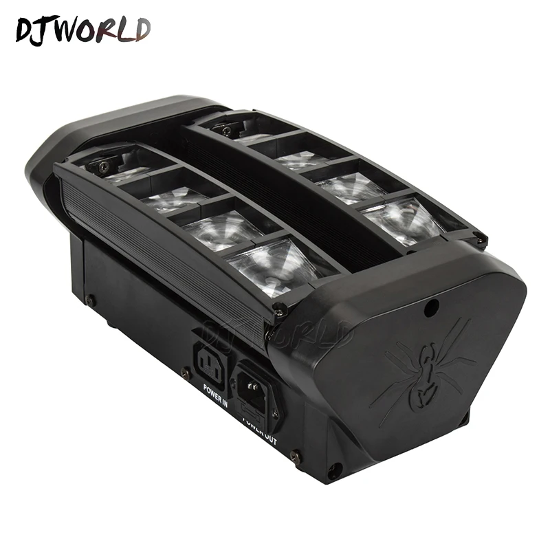 

Best-Selling Black Body Mini LED Beam Spider 8x6W RGBW Moving Head 7/15 Channels Lighting For DMX512 Stage Effect Disco DJ