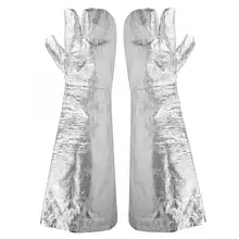 Алюминиевая фольга 500 градусы высокой температуры тепла устойчивый, для сварочных работ безопасности работы удлинить перчатки