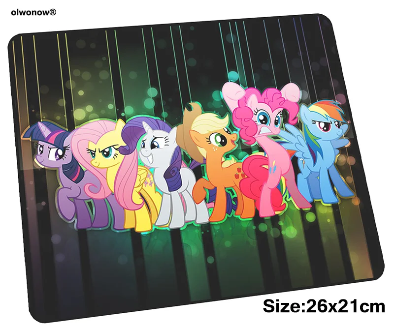Коврик для мыши my little pony computador gamer mause pad 260x210x3 мм, лидер продаж, коврик для мыши, эргономичный гаджет, милые коврики для Кабинета - Цвет: Size 260x210x3mm