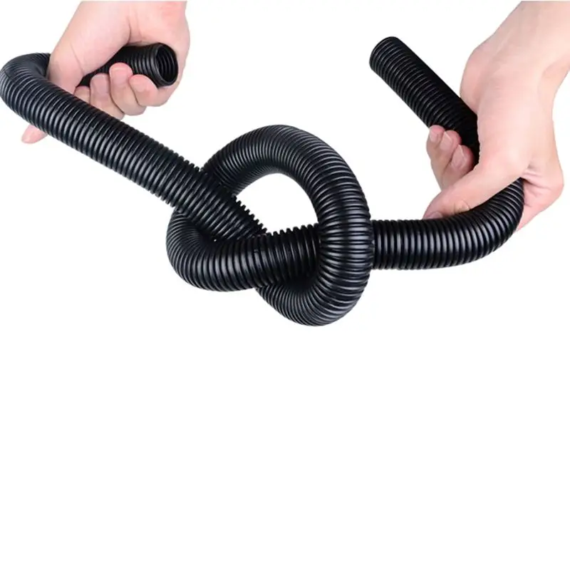 10 Ft 1/" Split Wire Loom Conduit Polyethylene Tubing Black Color Sleeve Tube RV