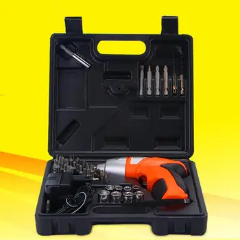 

1PCS Portable Charging Screwdriver batch Miniature Torque Multifunction Household Cordless Screwdriver Drill EU UK US AU Plug